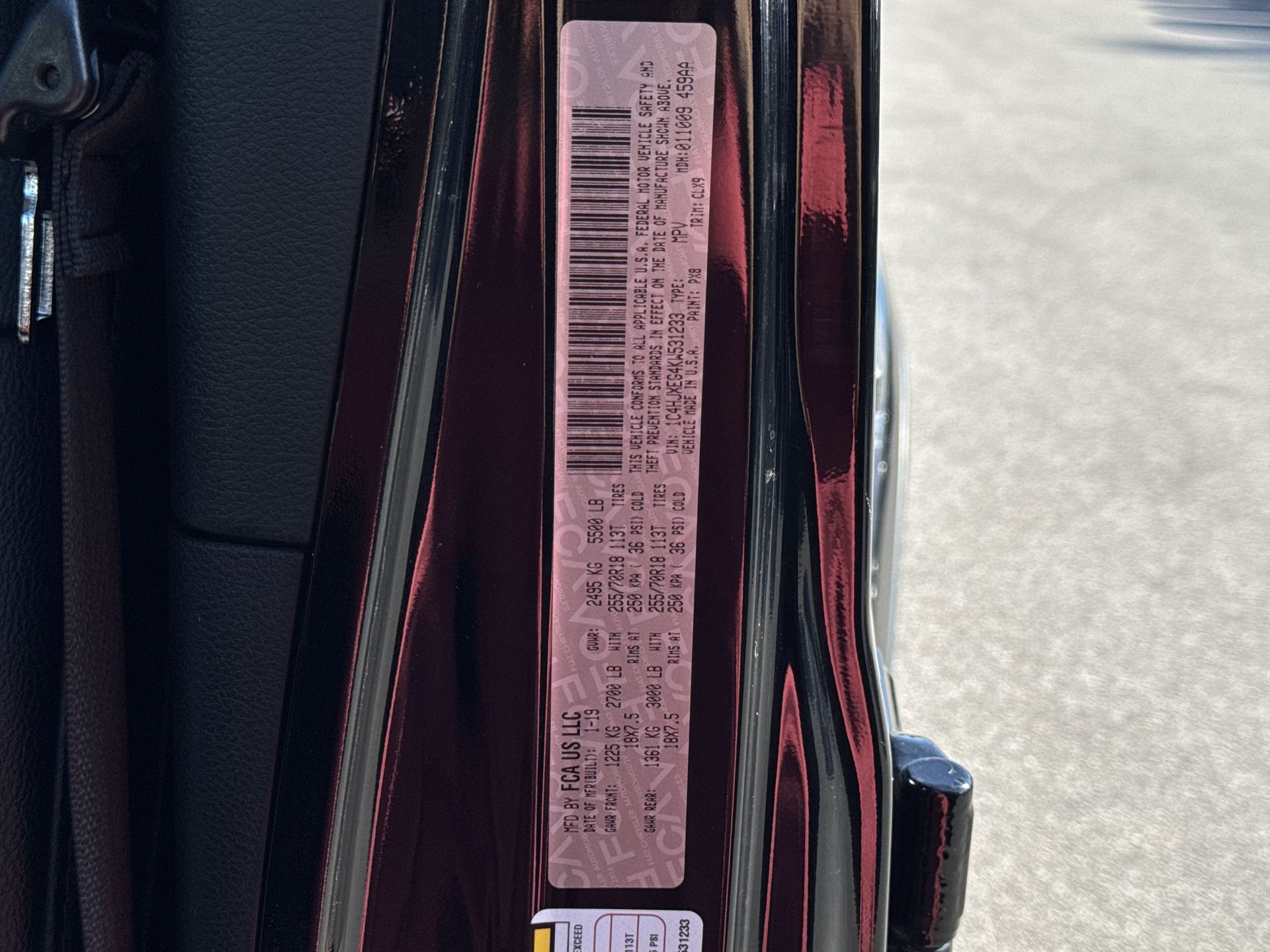 2019 Jeep Wrangler Unlimited Sahara