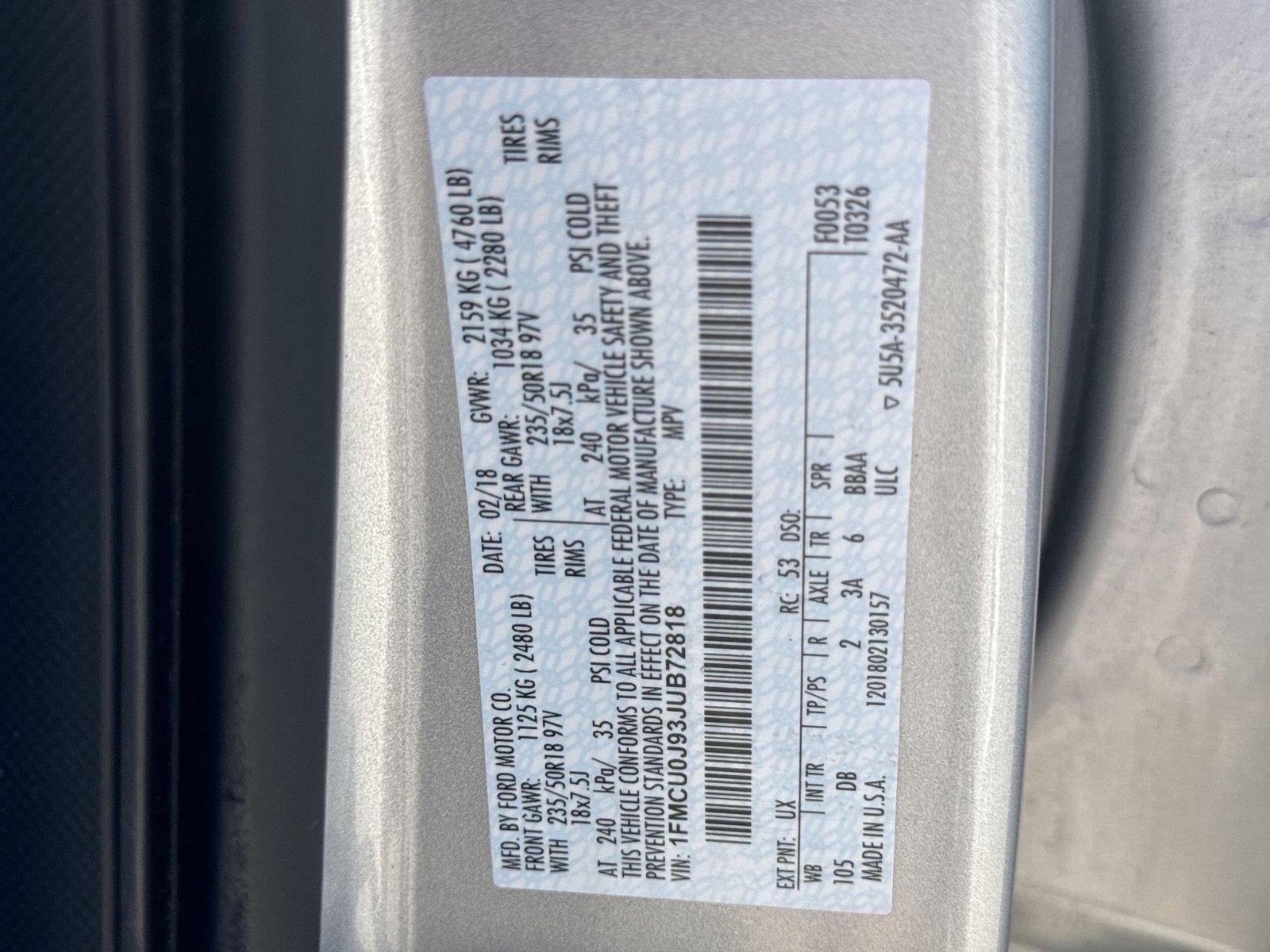 2018 Ford Escape Titanium