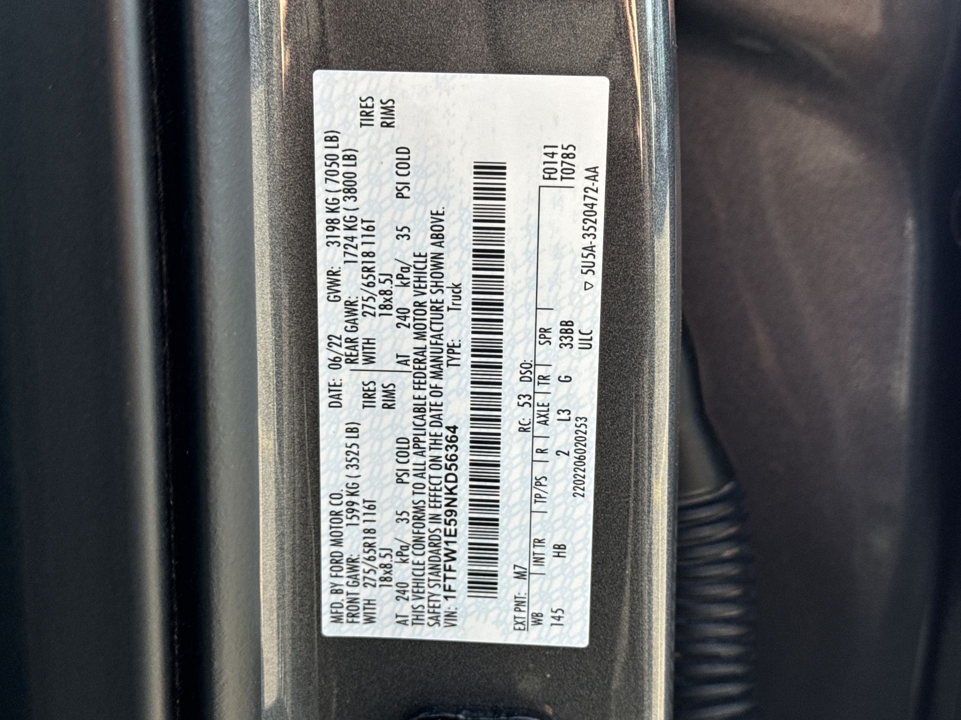 2022 Ford F-150 Lariat