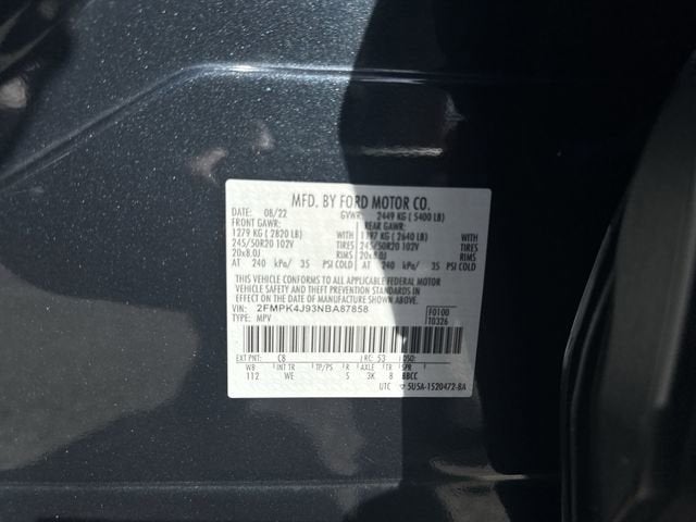 2022 Ford Edge ST Line