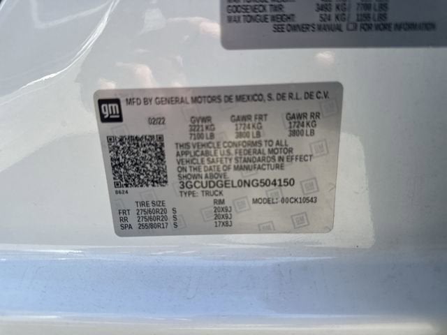 2022 Chevrolet Silverado 1500 LTZ