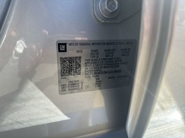 2019 GMC Sierra 1500 SLT