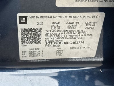 2020 GMC Sierra 1500 SLT