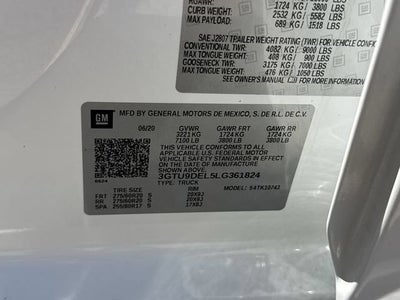 2020 GMC Sierra 1500 SLT