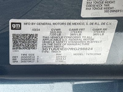 2024 GMC Sierra 1500 SLT