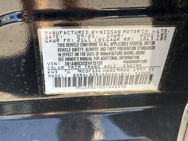 2025 Nissan Sentra SV