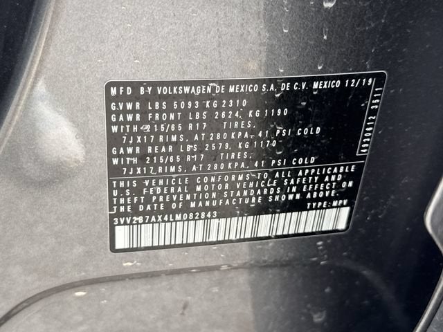2020 Volkswagen Tiguan SE