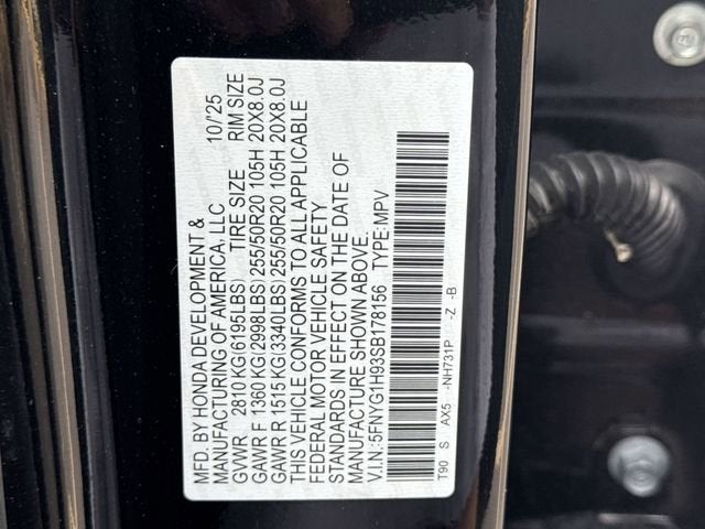 2025 Honda Pilot Black Edition
