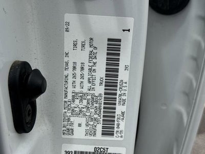 2022 Toyota Tundra 2WD SR5