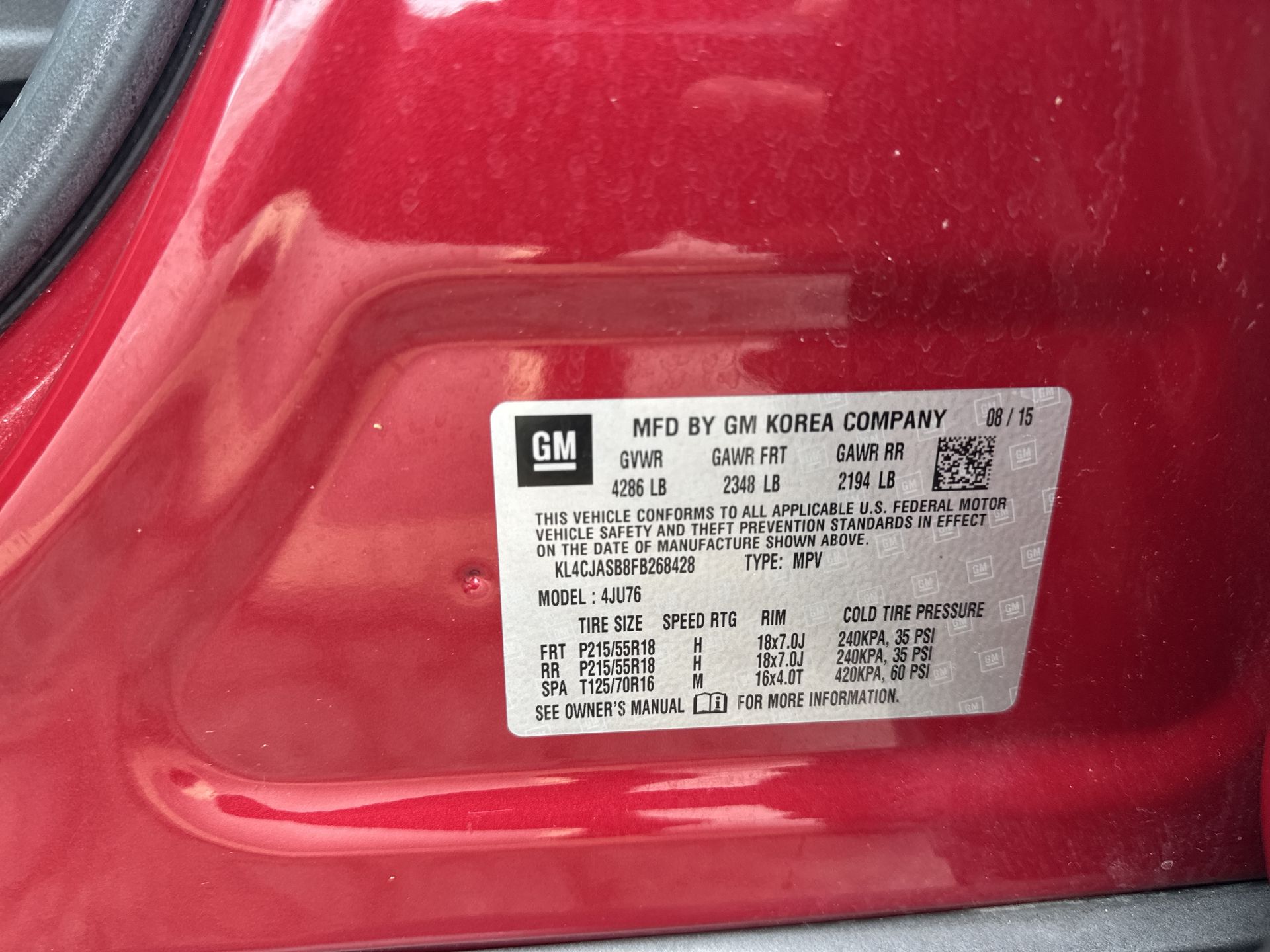 2015 Buick Encore FWD 4dr