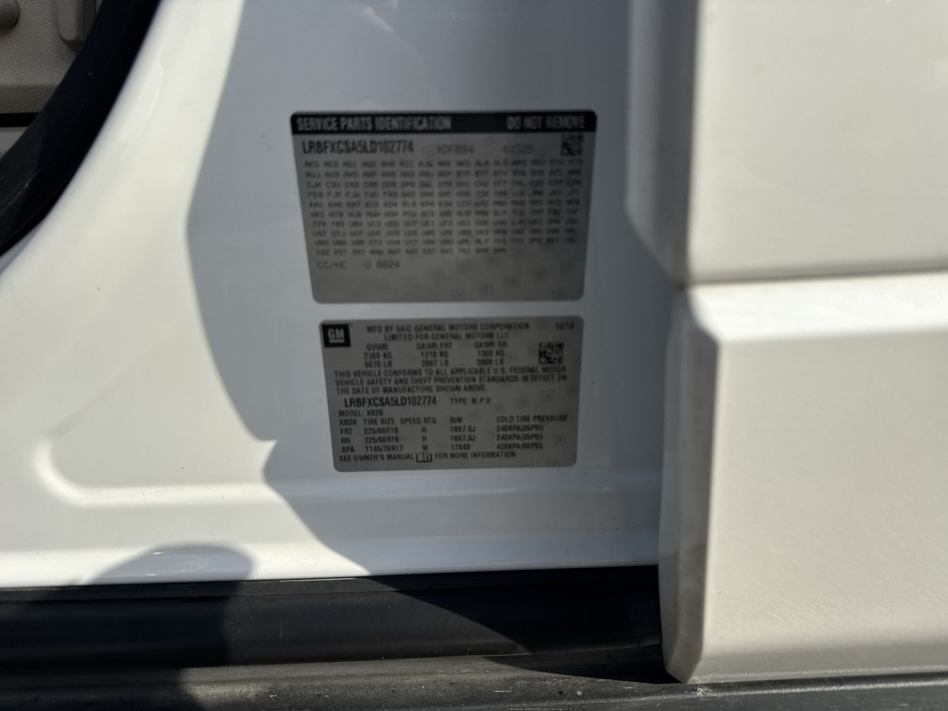 2020 Buick Envision Essence Group