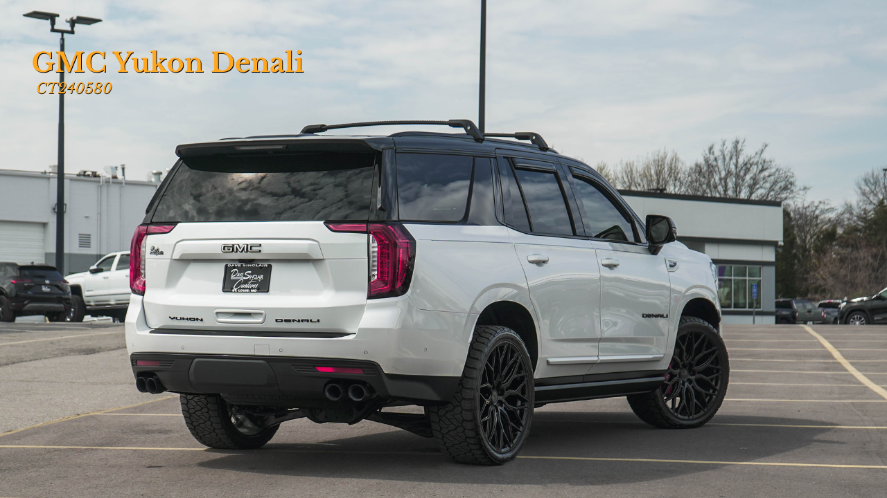  gmc yukon denali - rear view
