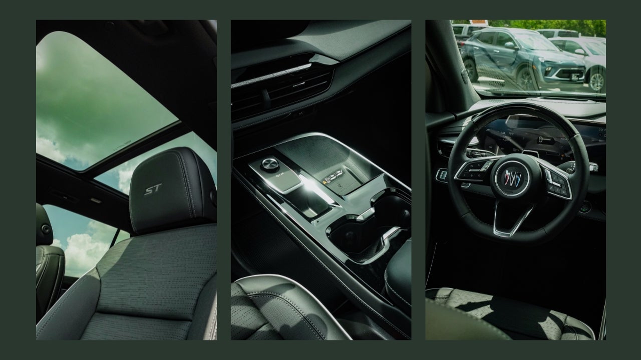 Interior of 2025 Buick Enclave ST