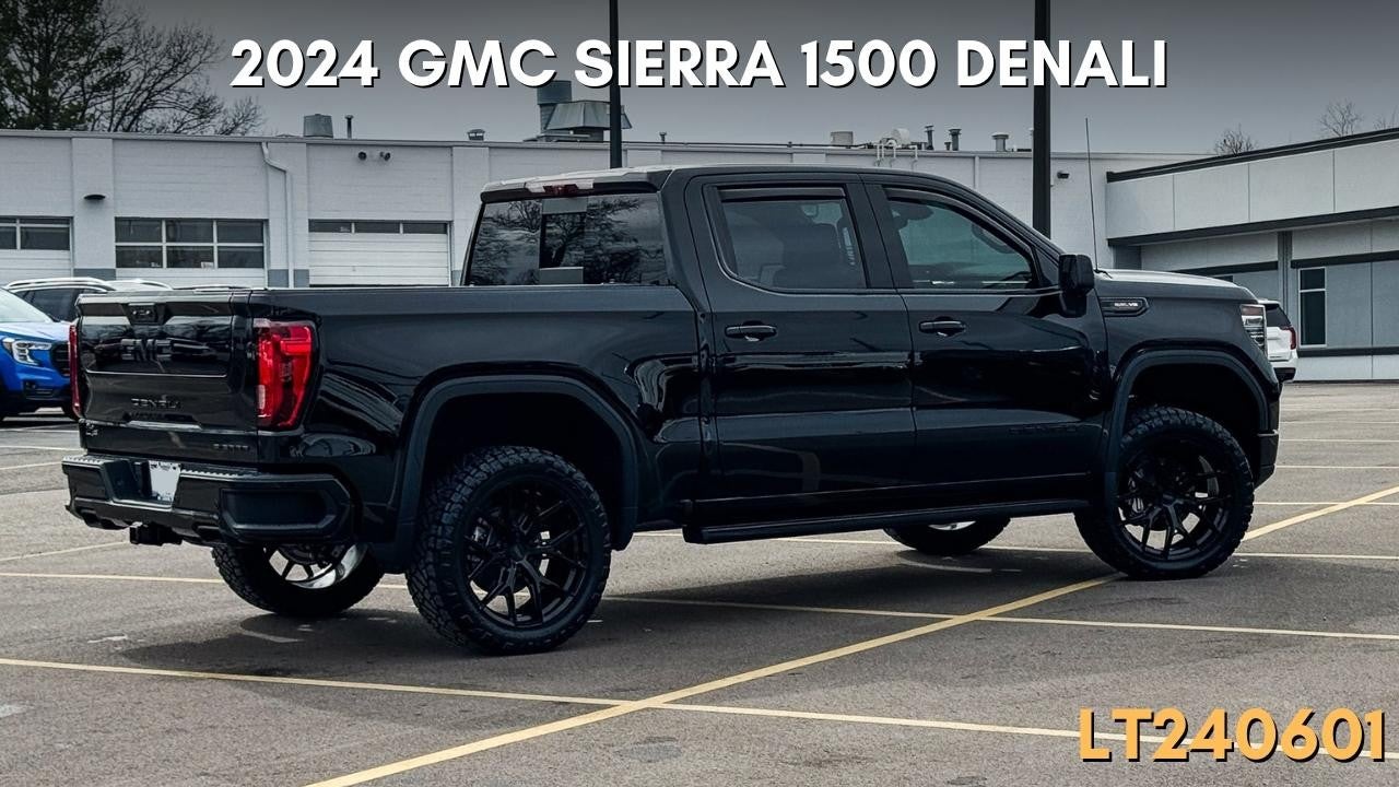 2024 GMC SIerra 1500 Denali - black - sideview