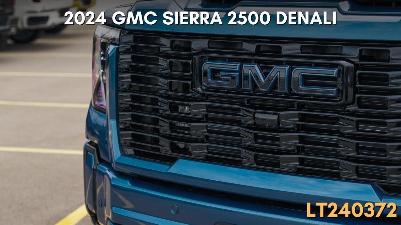 2024 GMC Sierra 2500 Denali - blue - front grille