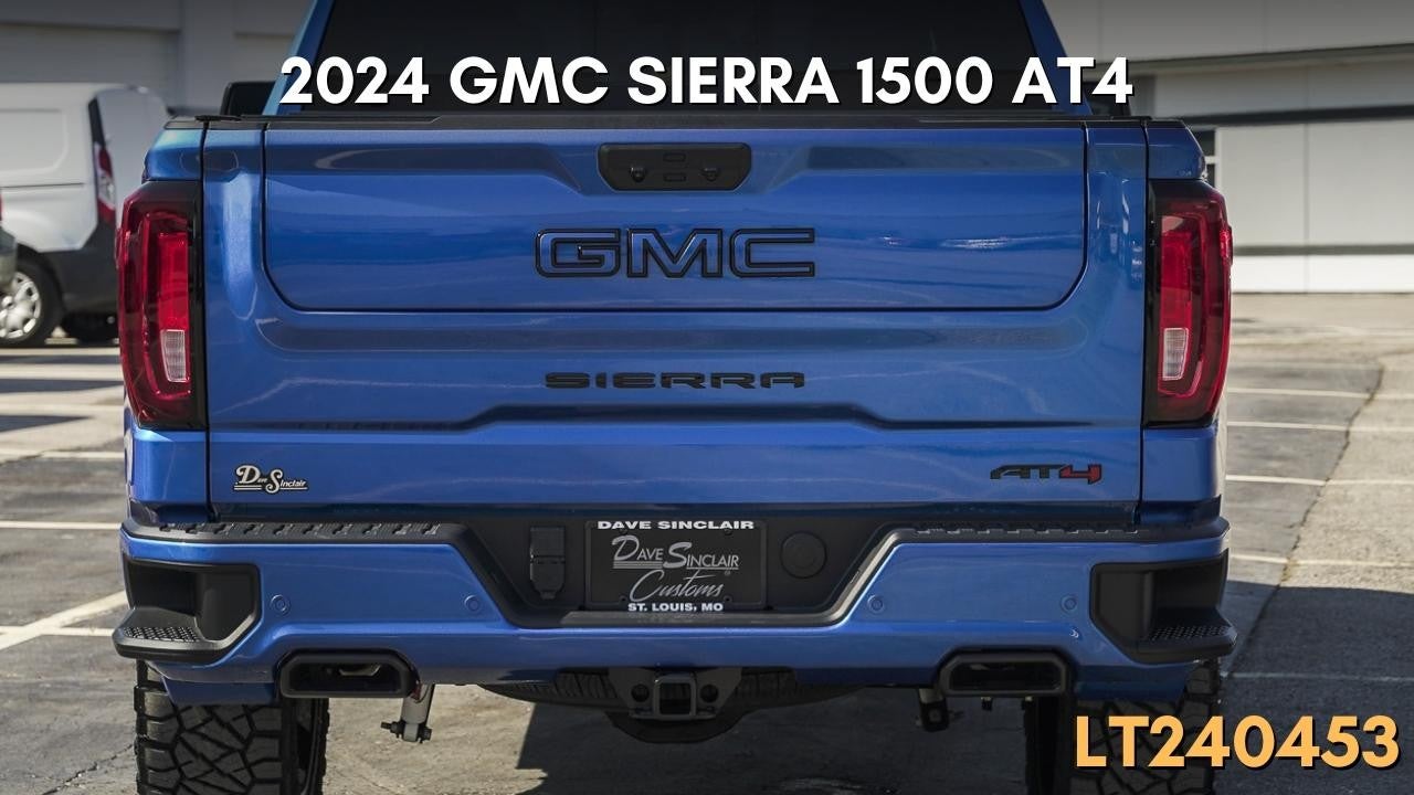 2024 GMC Sierra AT4 - blue - tailgate