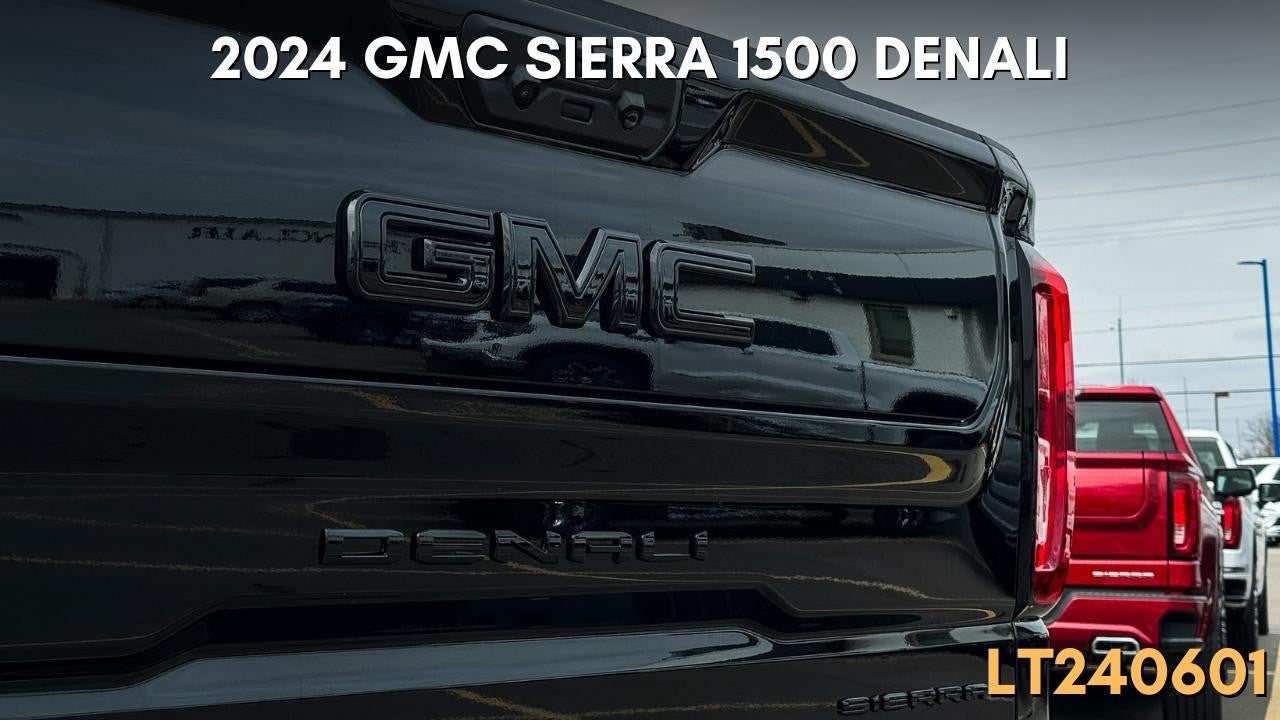 2024 GMC SIerra 1500 Denali - black - rear emblem