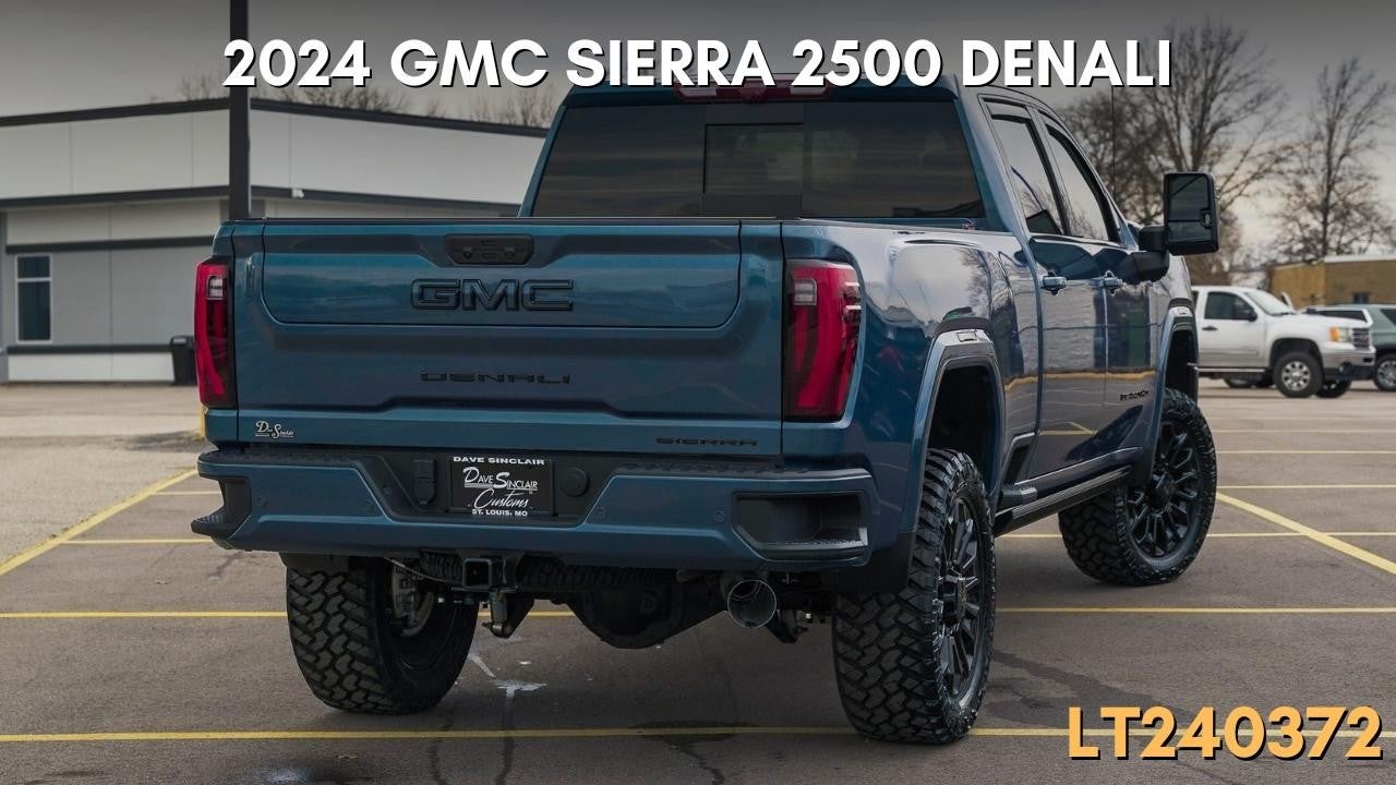 2024 GMC Sierra 2500 Denali - blue - rear