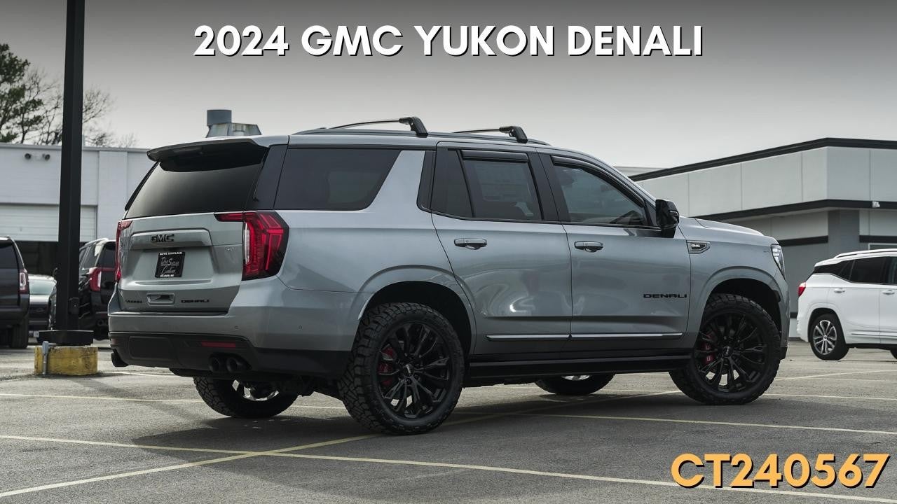 2024 gmc yukon denali - gray - side exterior