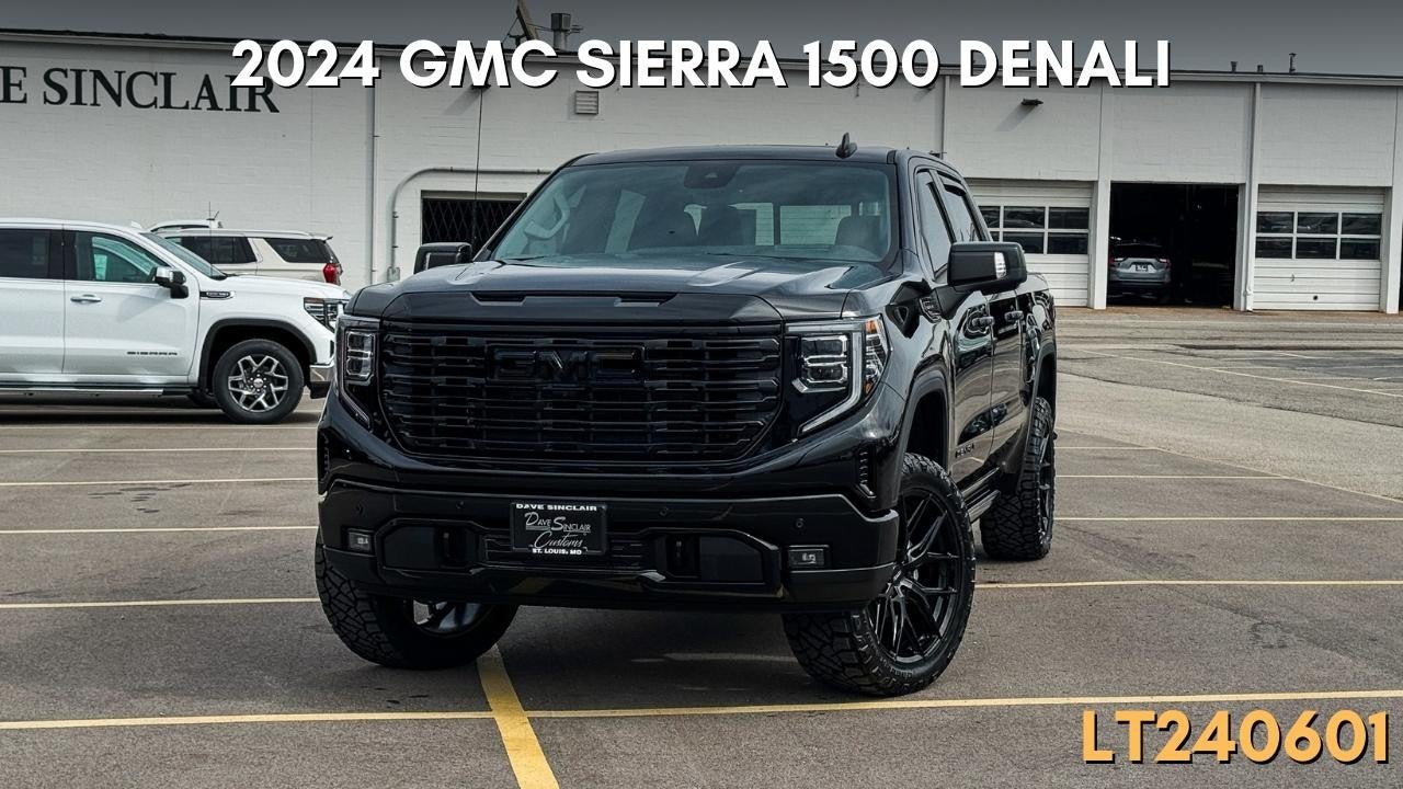 2024 GMC SIerra 1500 Denali - black - front