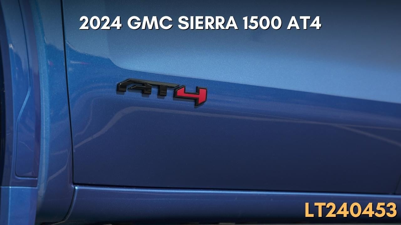 2024 GMC Sierra AT4 - blue - logo