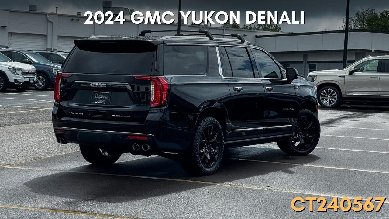 2024 gmc yukon denali - black - rear