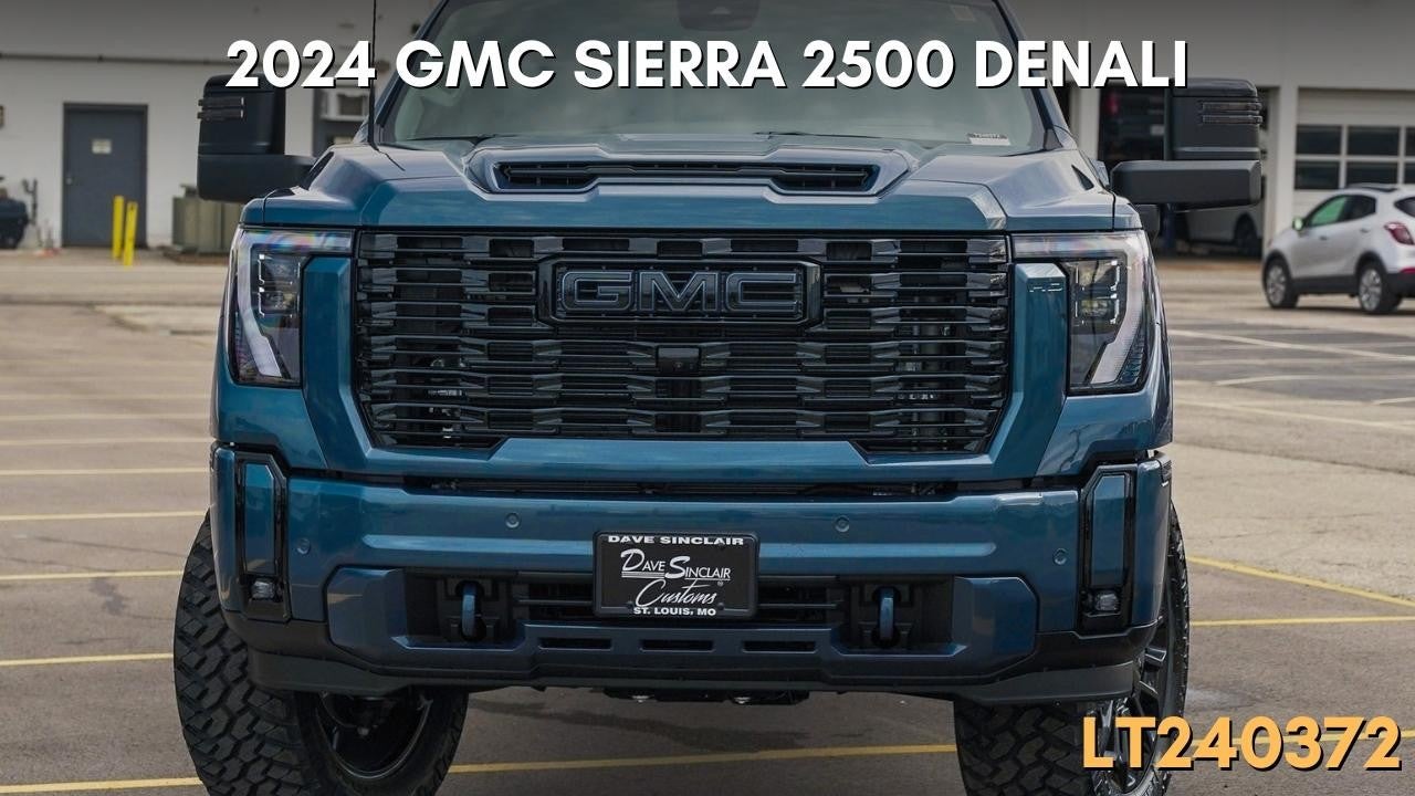 2024 GMC Sierra 2500 Denali - blue - grille