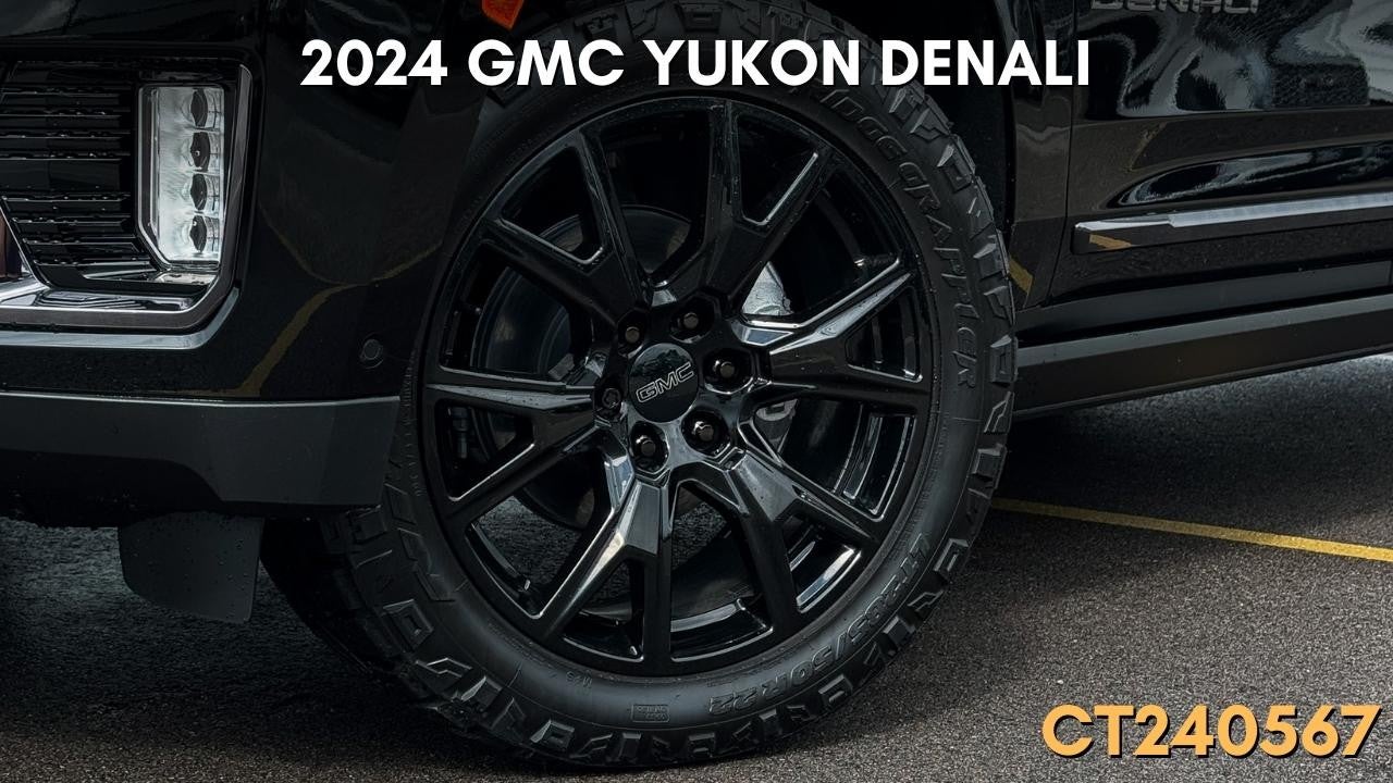 2024 gmc yukon denali - black - wheel