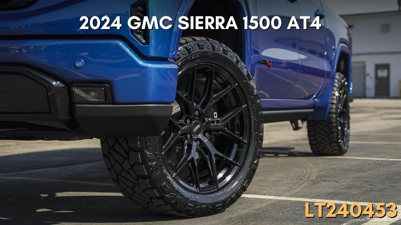 2024 GMC Sierra AT4 - blue - wheels