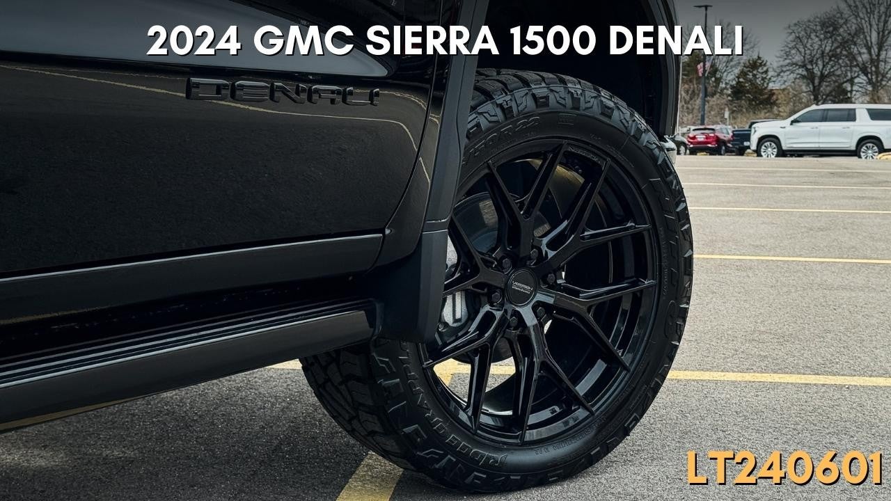 2024 GMC SIerra 1500 Denali - black - wheels