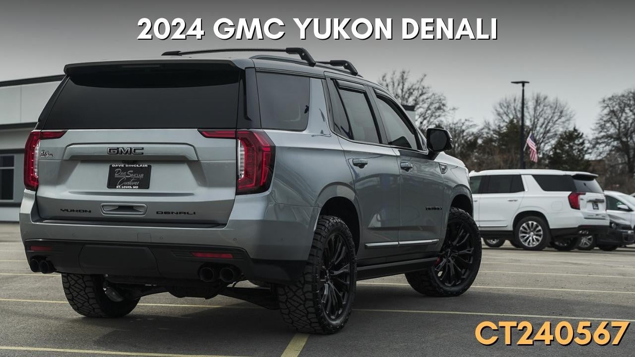 2024 gmc yukon denali - gray - rear exterior