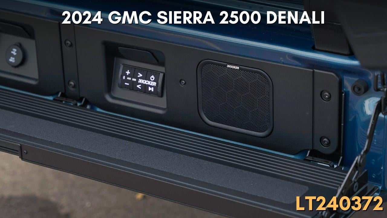 2024 GMC Sierra 2500 Denali - blue - charging ports