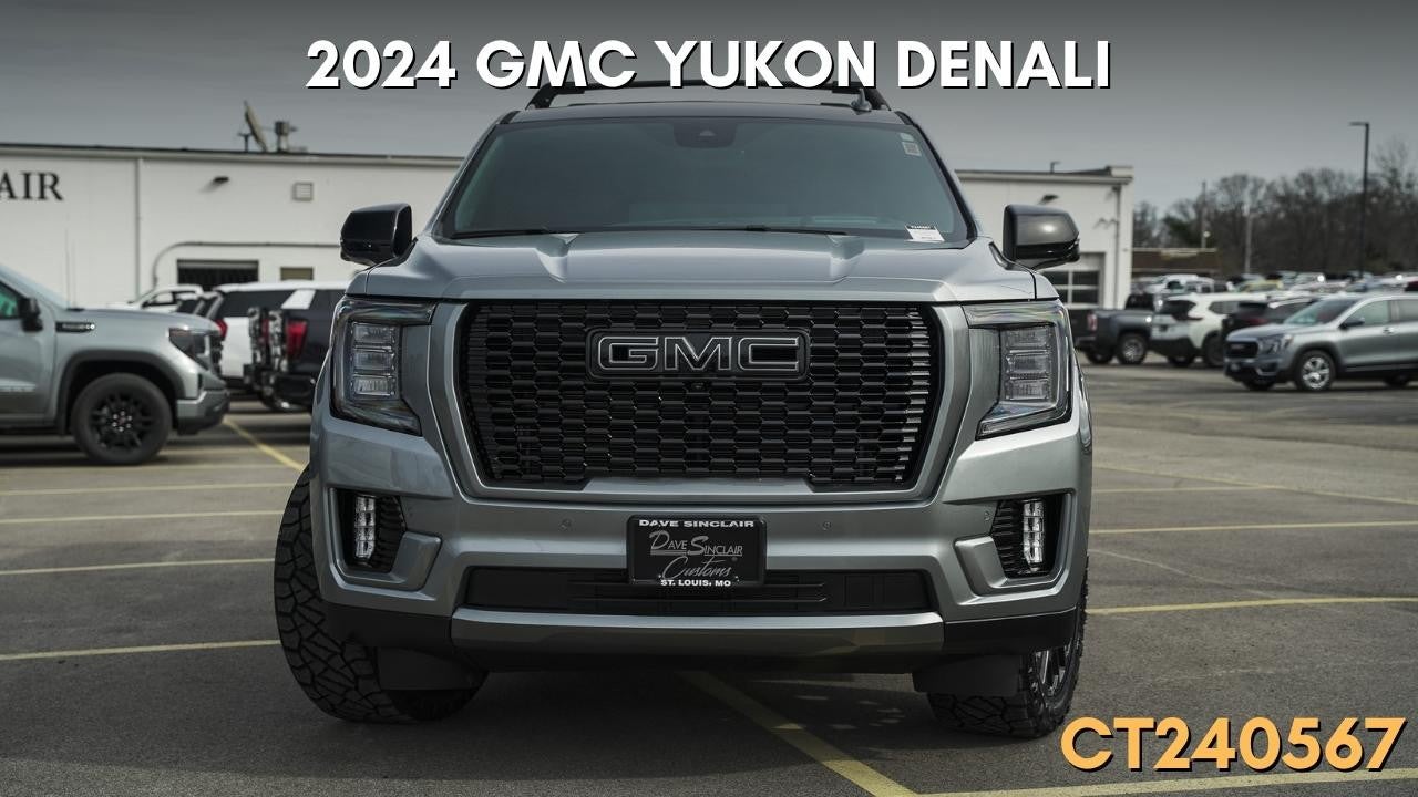 2024 gmc yukon denali - gray - front view